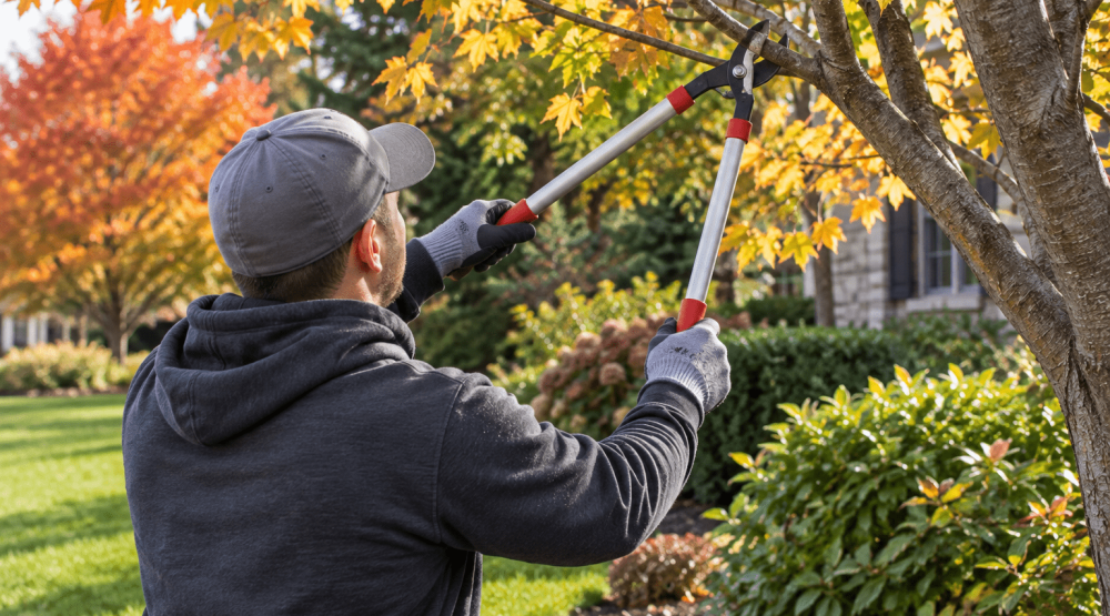 Seasonal tree, shrub and yard care at a Chicago-area property